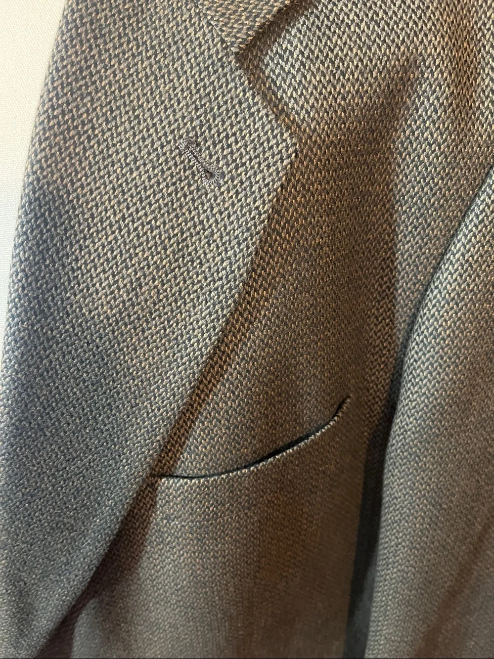 New England 44L 100% lambswool tweed blazer 3253